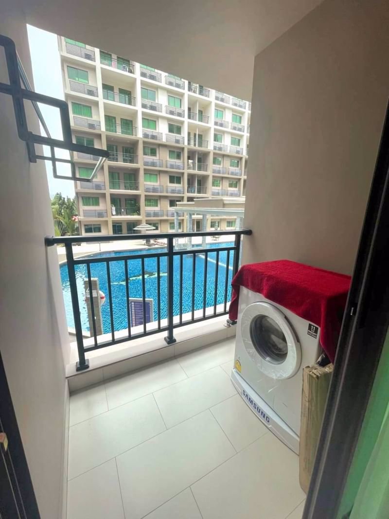 ⚜️-อาคาเดีย-บีช-คอนติเนนทอล-⚜️-ห้องวิวสระ-พร้อมเฟอร์นิเจอร์ครบ-พัทยา-จอมเทียน