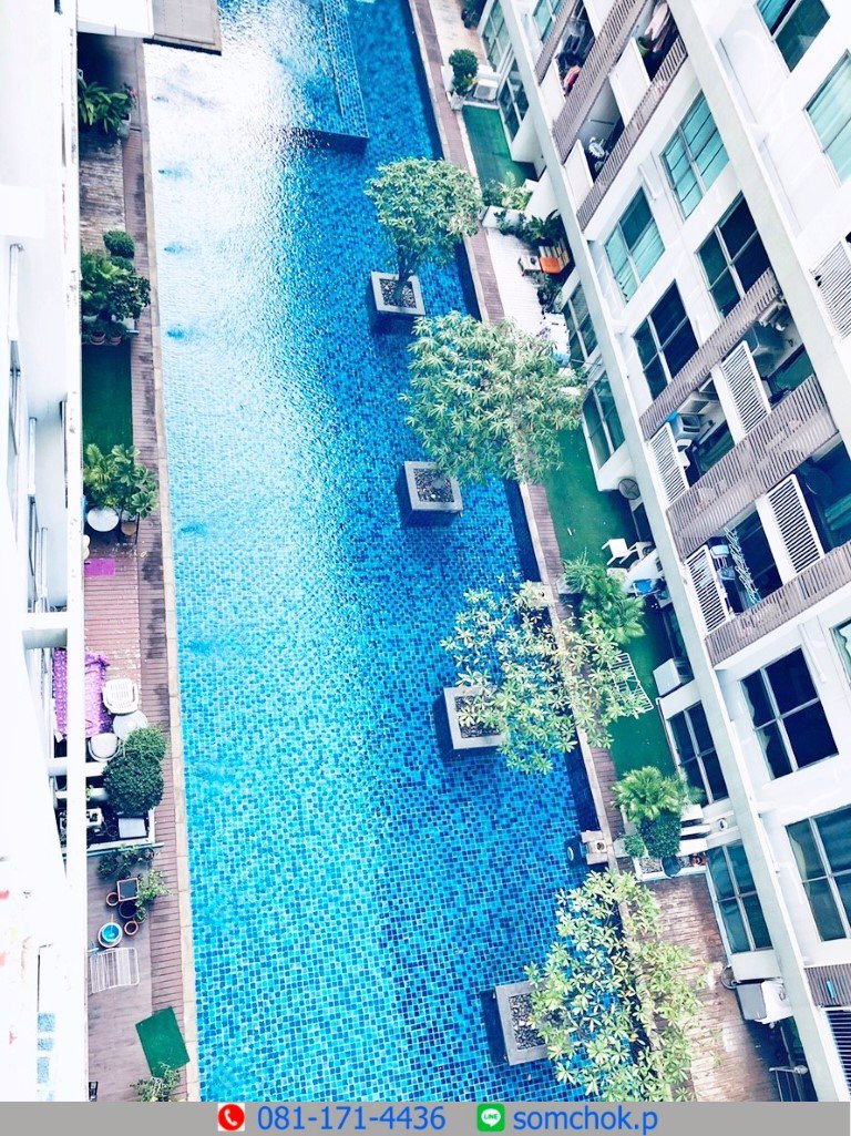 ขาย-คอนโด-a-space-อโศก-รัชดา-ถูกสุดในโซน-35-ตรม-1-นอน-วิวสระ-ห้องสวย-ใกล้-mrt-พระราม9-เซ็นทรัล