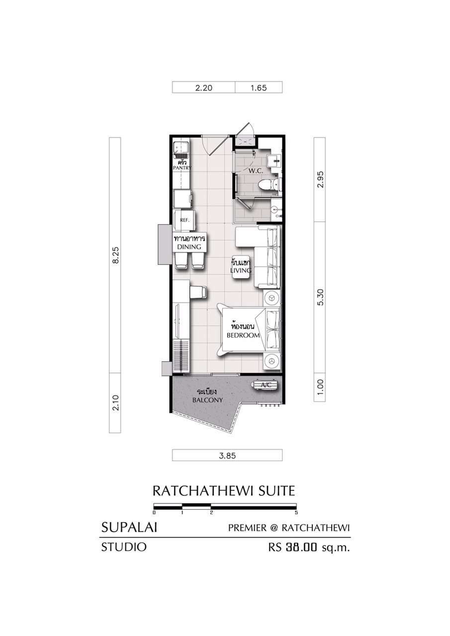 ให้เช่าถูก-คอนโด-ศุภาลัย-พรีเมียร์-ราชเทวี-38-ตรมวิวสระ-ตกแต่งเฟอร์ครบ-ใกล้-bts-ราชเทวี-สยาม