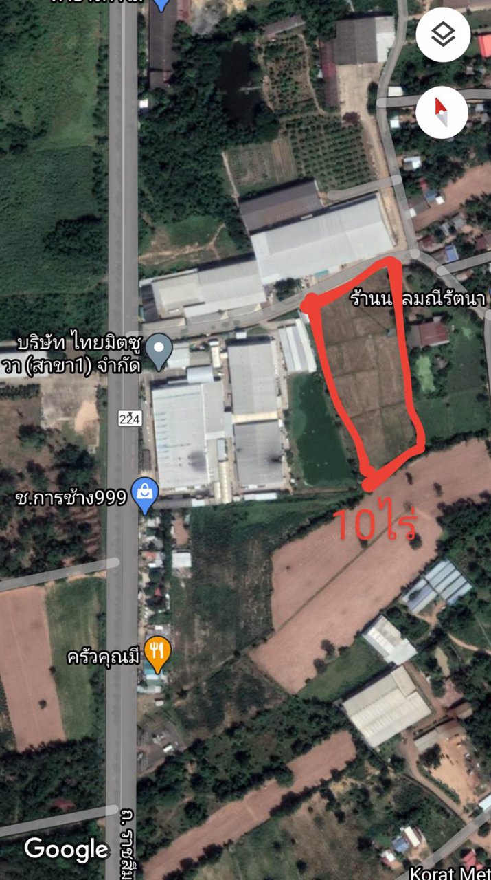 ขายที่ดิน-มีทั้งหมด3แปลงแปลงที่1เนื้อที่100-ไร่-อยู่ที่-ถนน-ราชสีมา-โชคชัย-อโชคชัย