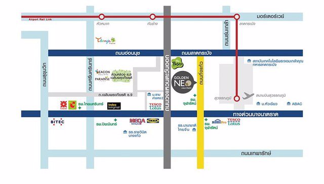 hr399ให้เช่าบ้านแฝด-2-ชั้น-เนื้อที่-41-ตรวหมู่บ้านโกลเด้น-นีโอ-บางนา-กิ่งแก้ว-ติดถนนใหญ่ใกล้ทางด่วน