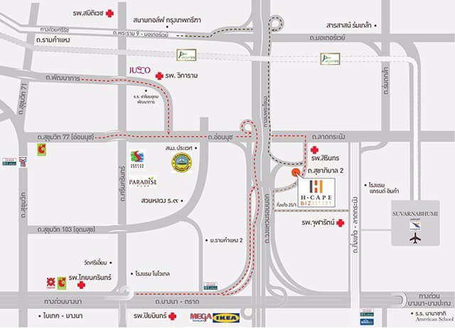 bs384ให้เช่าโฮมออฟฟิศ-3-ชั้นครึ่ง-โครงการ-h-cape-bizsector-อ่อนนุช-โฮมออฟฟิศ-เดินทางสะดวกใกล้จุดขึ้น