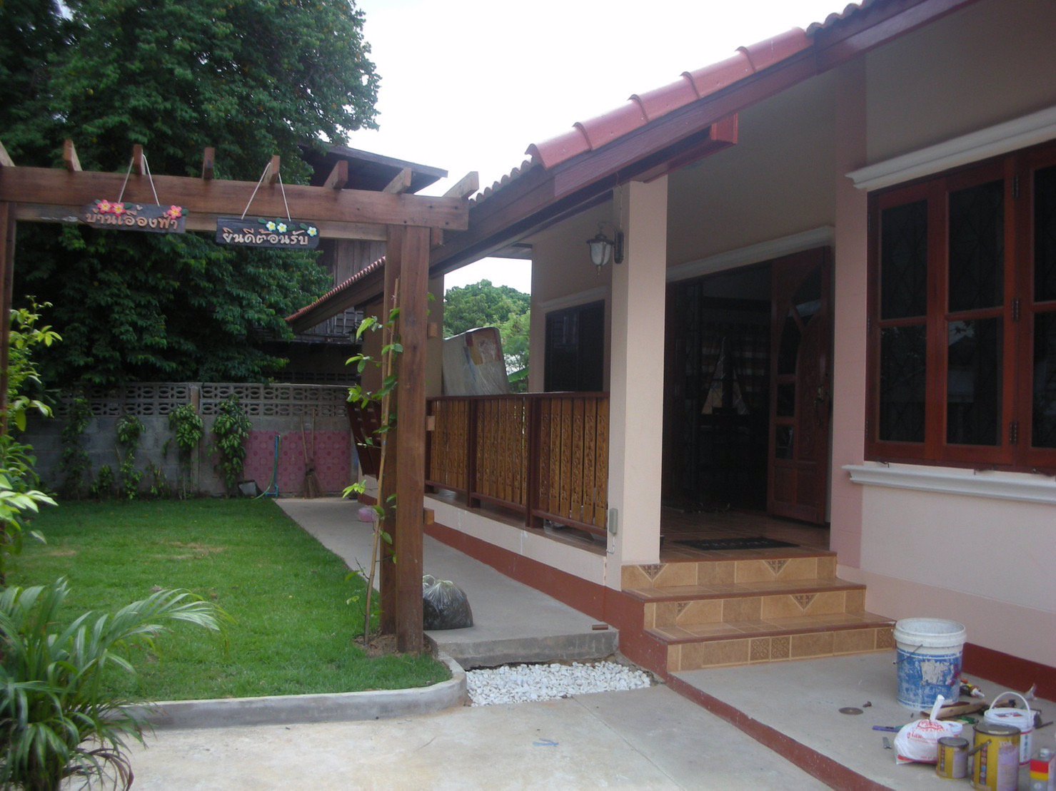 บ้านเดี่ยว-ชั้นเดียว-สไตล์รีสอร์ท-กลางเมืองอุบลราชธานี