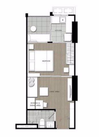 l20-1337-ให้เช่า-ยู-ดีไลท์-เรสซิเด้นซ์-ริเวอร์ฟร้อนท์-พระราม-3-1ห้องนอน-ชั้น-24-ขนาด-345-ตรม